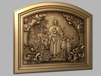 Religious panels (PR_0292) 3D model for CNC machine